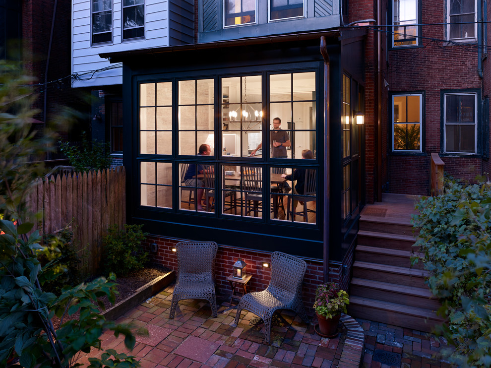 Inspiration for a timeless exterior home remodel in Philadelphia