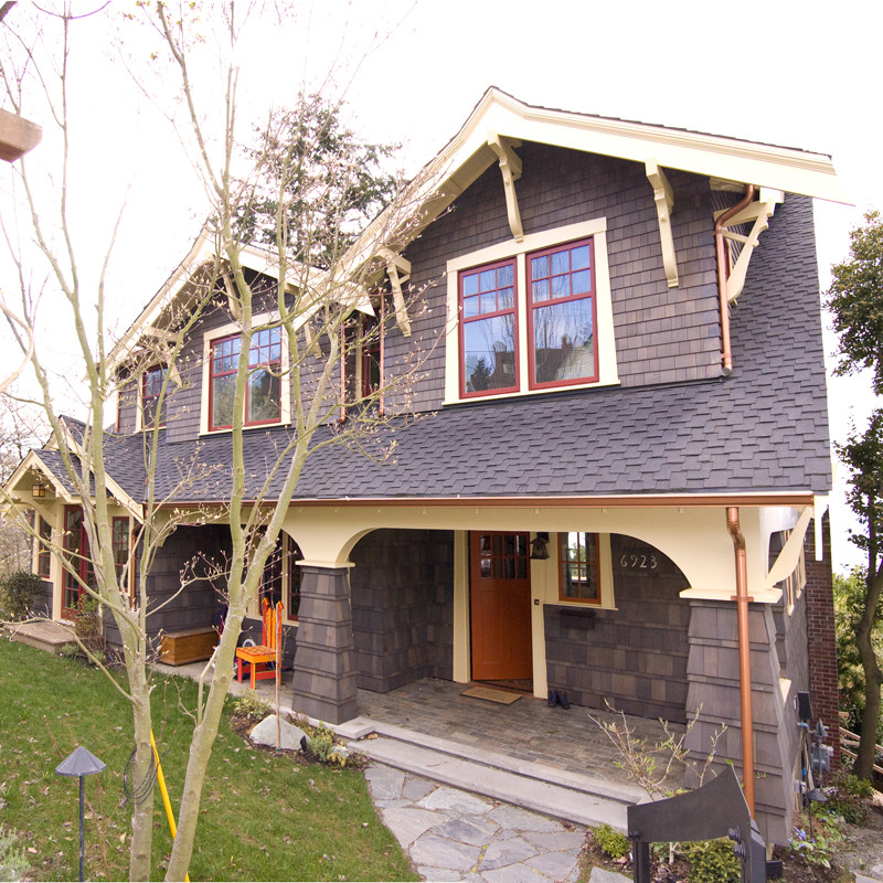 This is an example of a classic house exterior in Seattle.