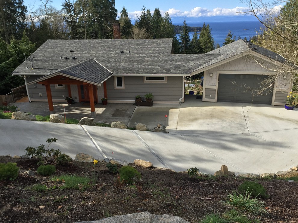 West Sechelt Renovation and Carriage house Craftsman Exterior