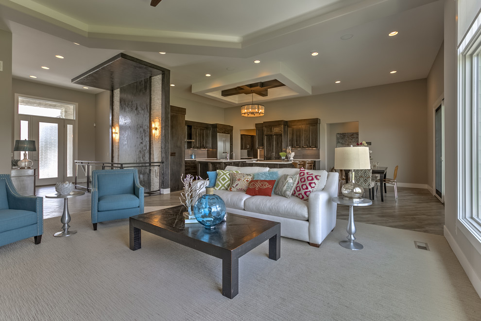 West Shores Model Contemporary Exterior Omaha by Nathan Homes