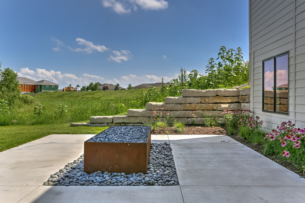 West Shores Model Contemporary Exterior Omaha by Nathan Homes