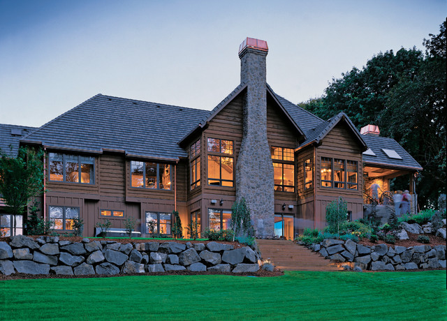 Western Ranch - Rustikal - Häuser - Portland - von Alan Mascord Design  Associates Inc | Houzz