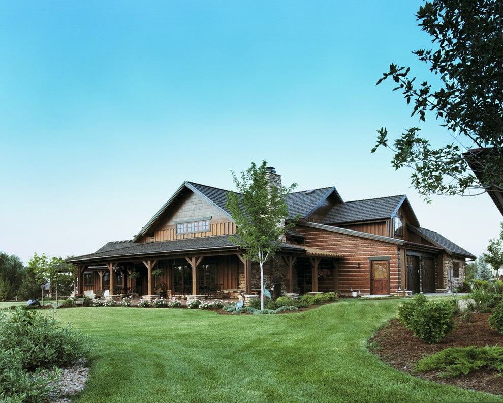 Western Ranch Craftsman Exterior Denver by MQ Architecture