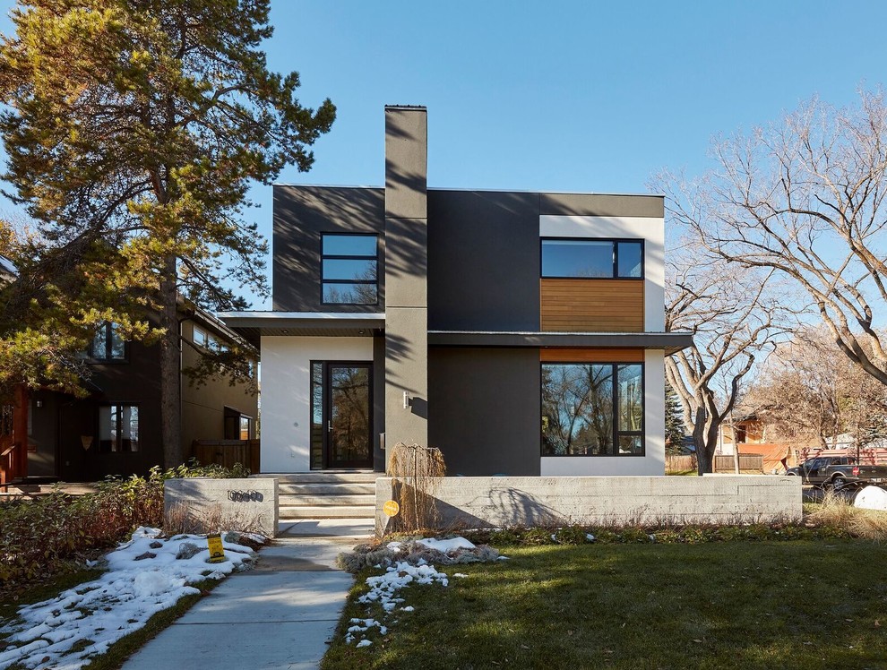 Westmount Modern Modern Exterior Calgary by Richlyn Custom Homes Houzz
