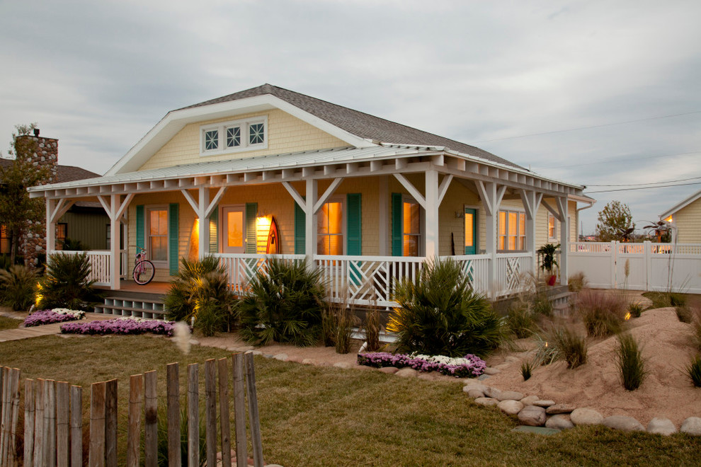 This is an example of a nautical house exterior.