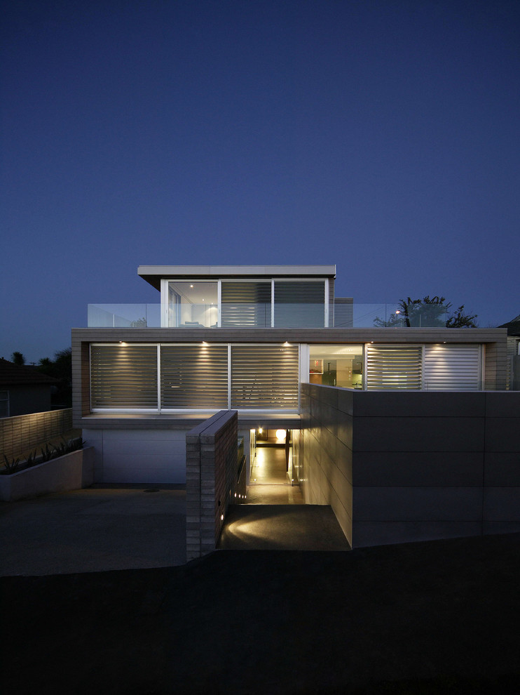 White House Contemporary Exterior Auckland by Jessop Architects