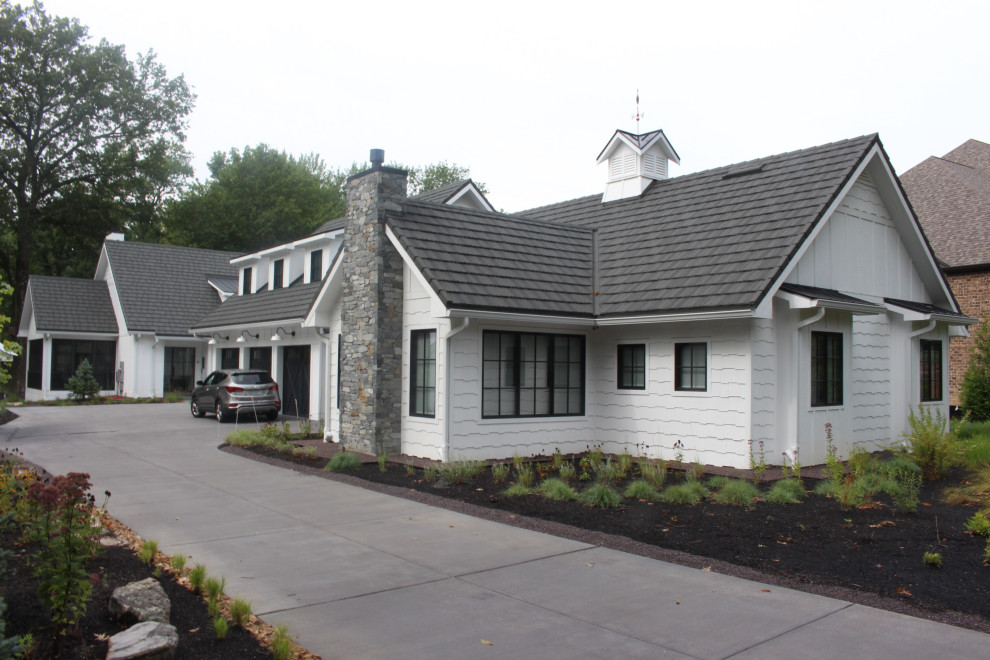 White LP Smart Side Siding Ladue, MO 63124 Modern Exterior St