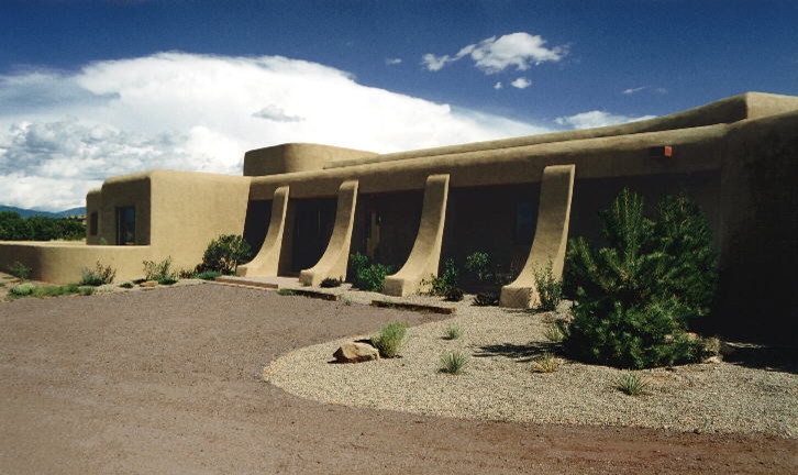 Eclectic exterior home photo in Albuquerque