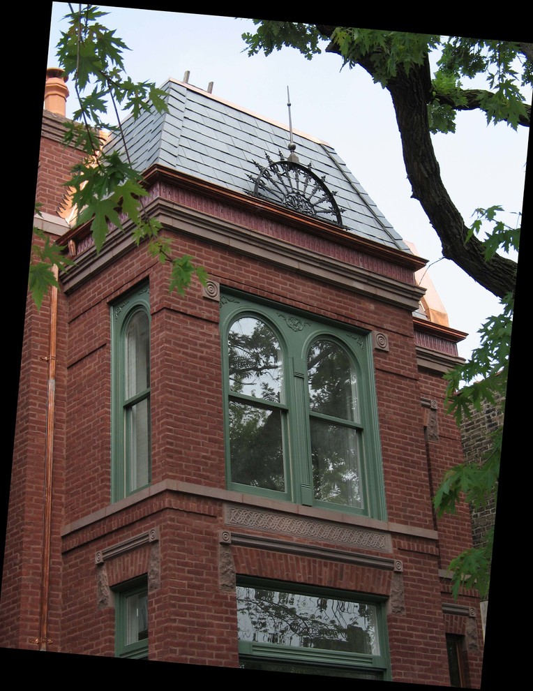 Wicker Park Townhomes Traditional Exterior Chicago by Studio