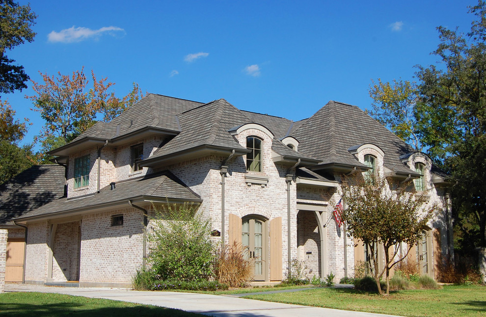 Wilchester French Country Traditional Exterior Houston by
