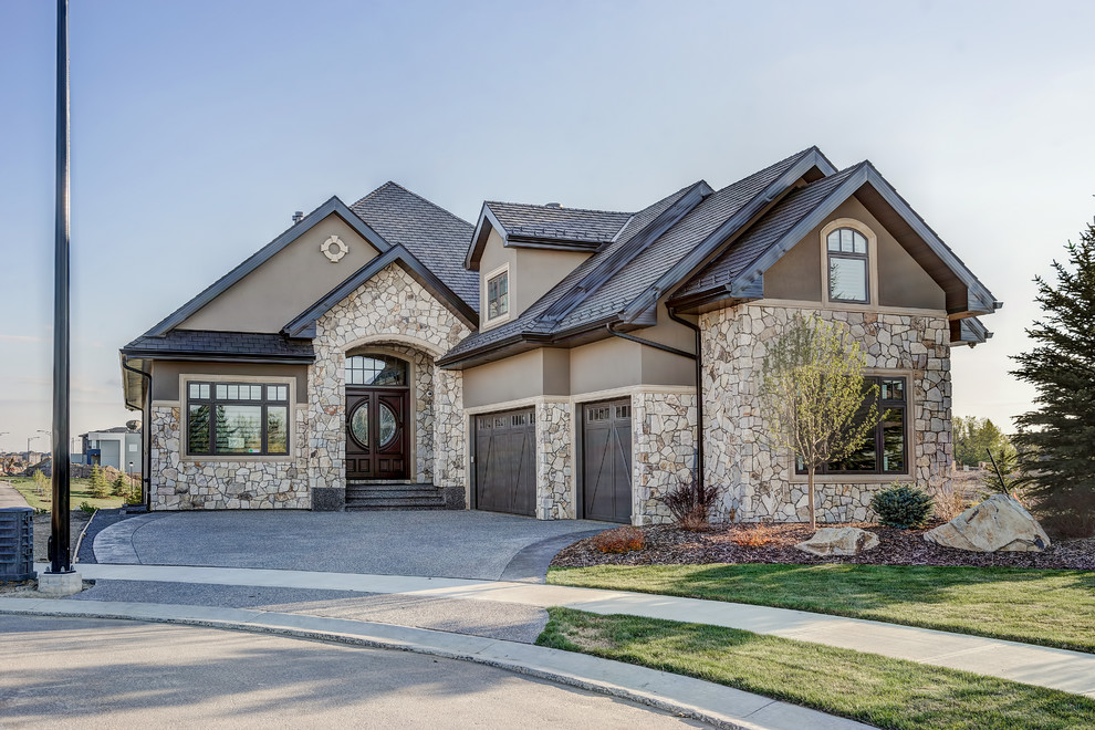 Windermere Grande Traditional Exterior Edmonton by North Pointe