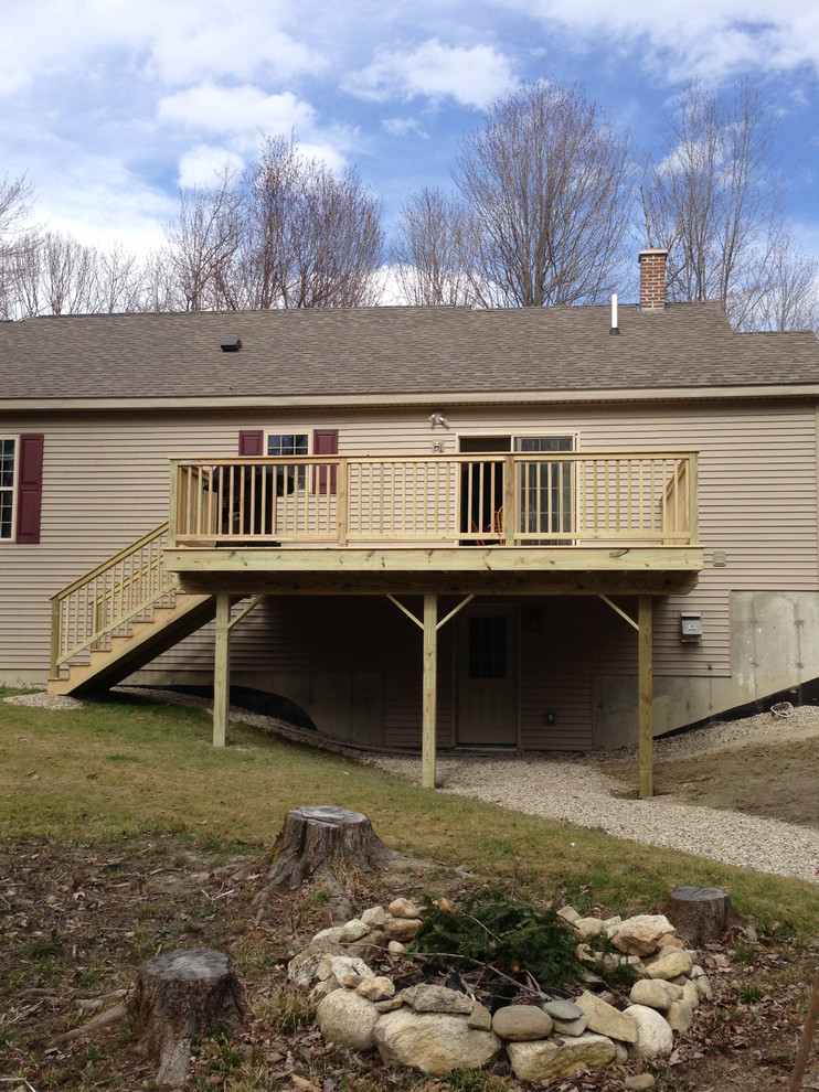 Windham, Maine Deck Addition Traditional Exterior Portland Maine