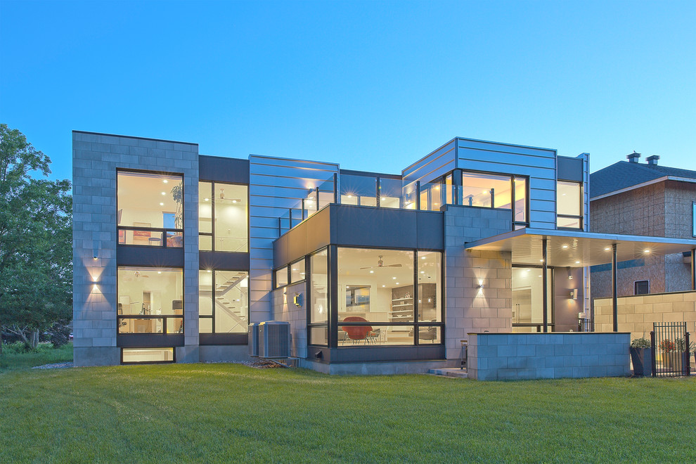 Winding Way House Modern House Exterior Ottawa by Colizza Bruni