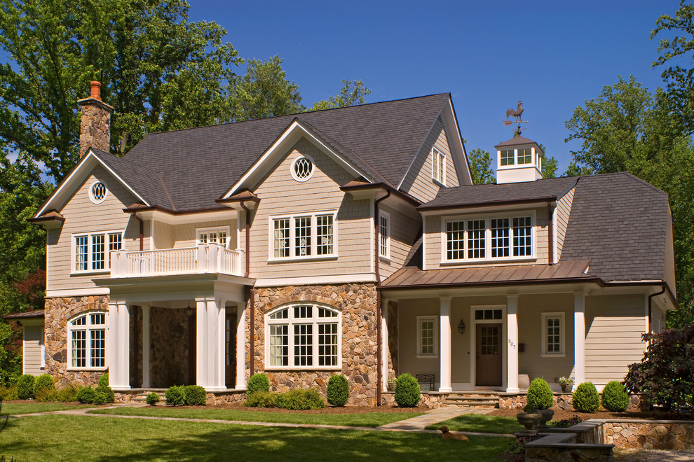 Windsor Farms House Traditional Exterior Richmond by Shearman