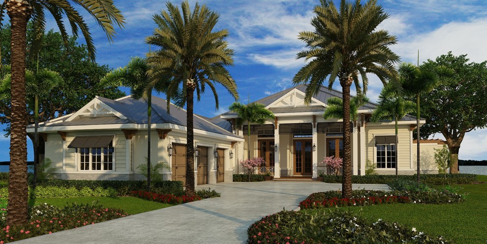 Large tropical exterior home idea