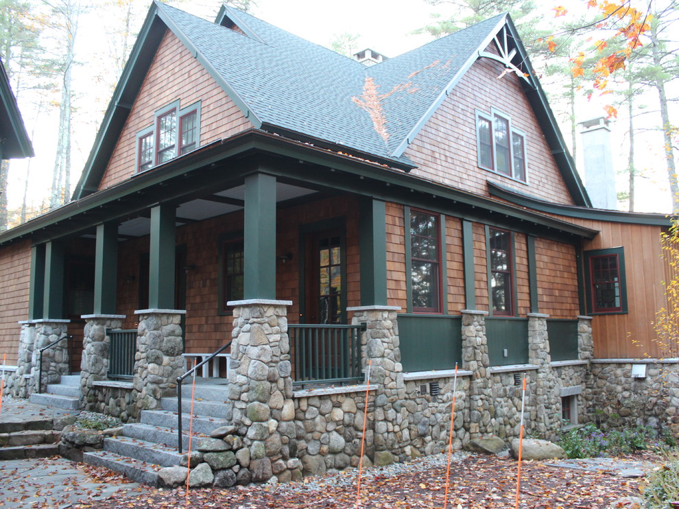 Winter Harbor, Lake Winnipesaukee, Wolfeboro, NH Craftsman Exterior