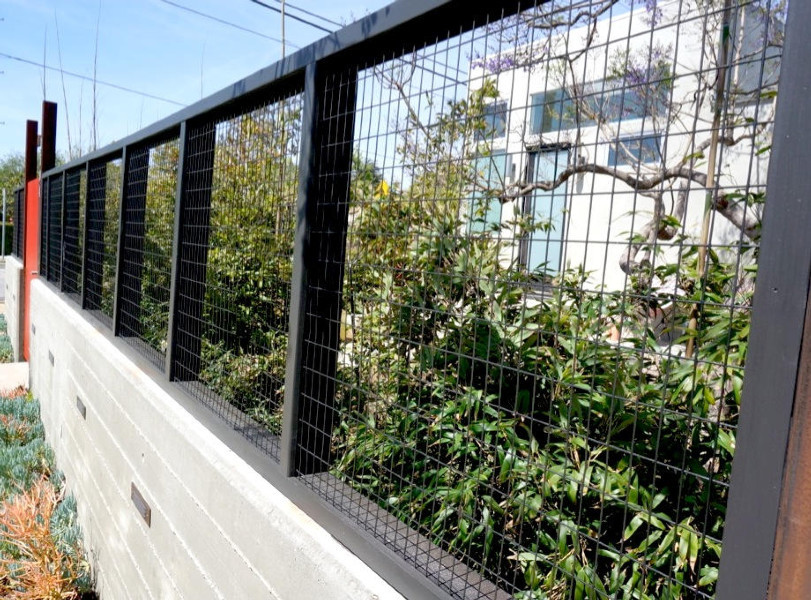 Wire Fences/Cable Fencing Contemporary Exterior Los Angeles by