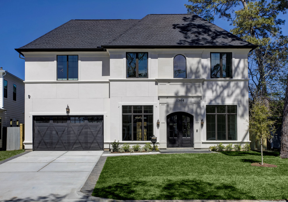 Woodcrest Traditional Exterior Houston by Thakkar and Bell
