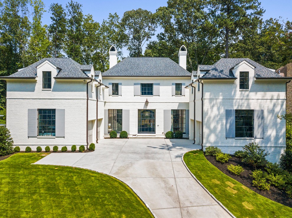 Woodrow Transitional Exterior Atlanta by Castro Design Studio