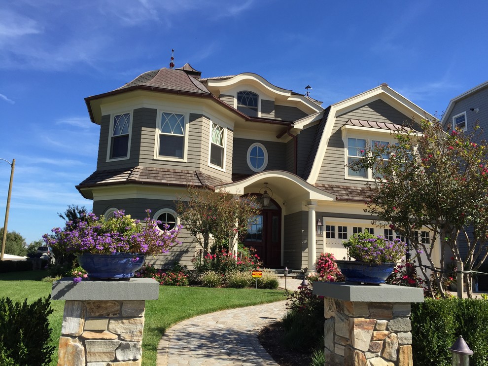 Wreck Pond, Sea Girt Beach Style Exterior New York by Degnan