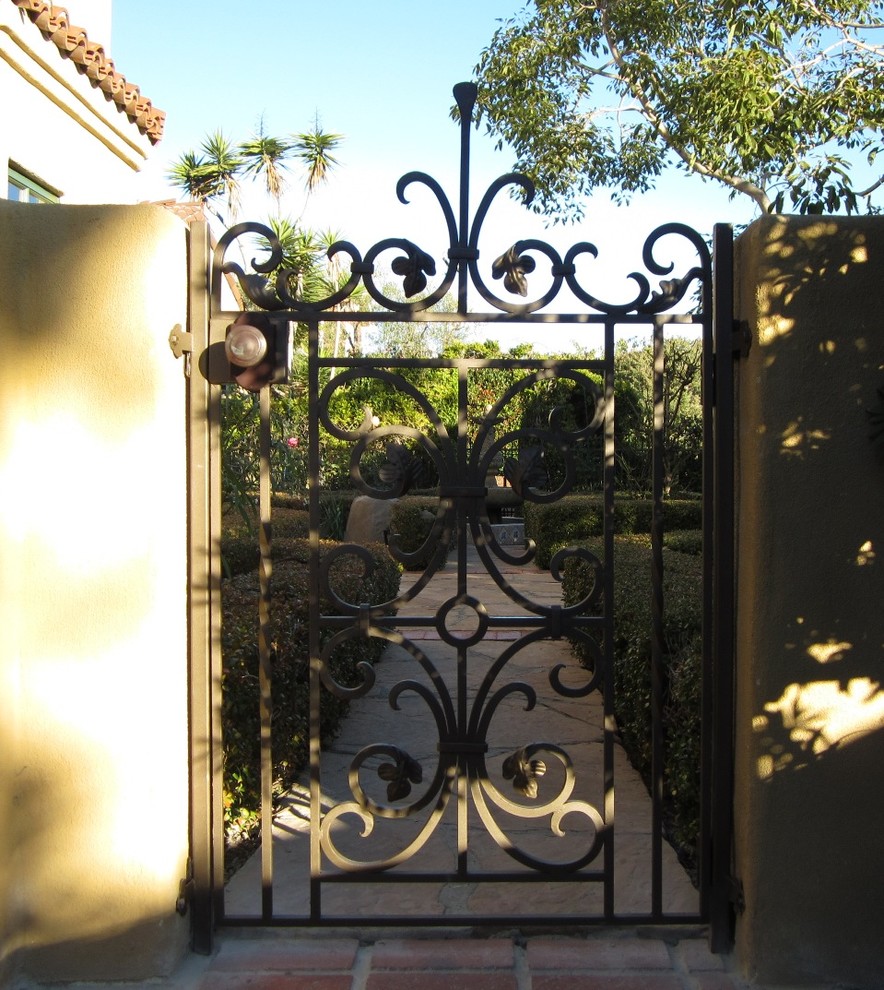 Wrought Iron Gates - Mediterranean - Exterior - San Diego - by Rustic ...