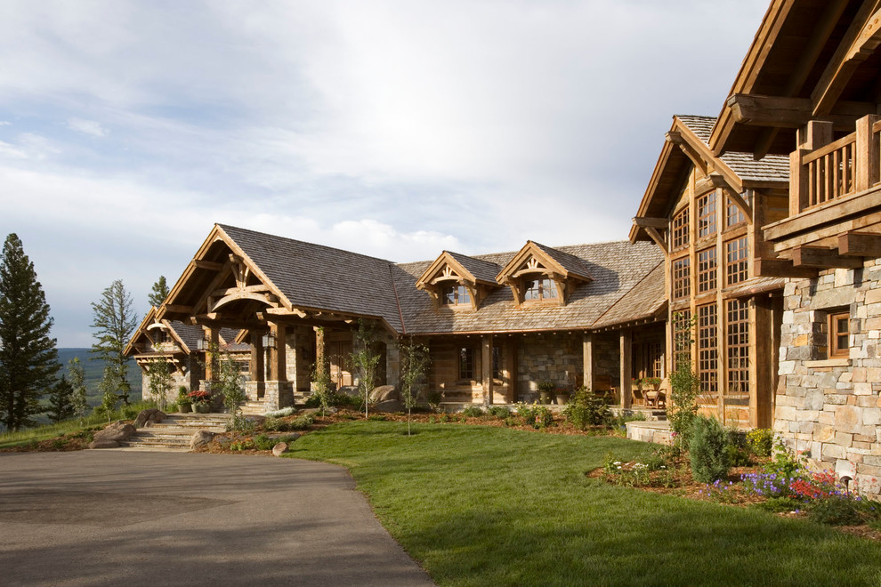 Yellowstone Club Residence Rustic Exterior Other by Locati