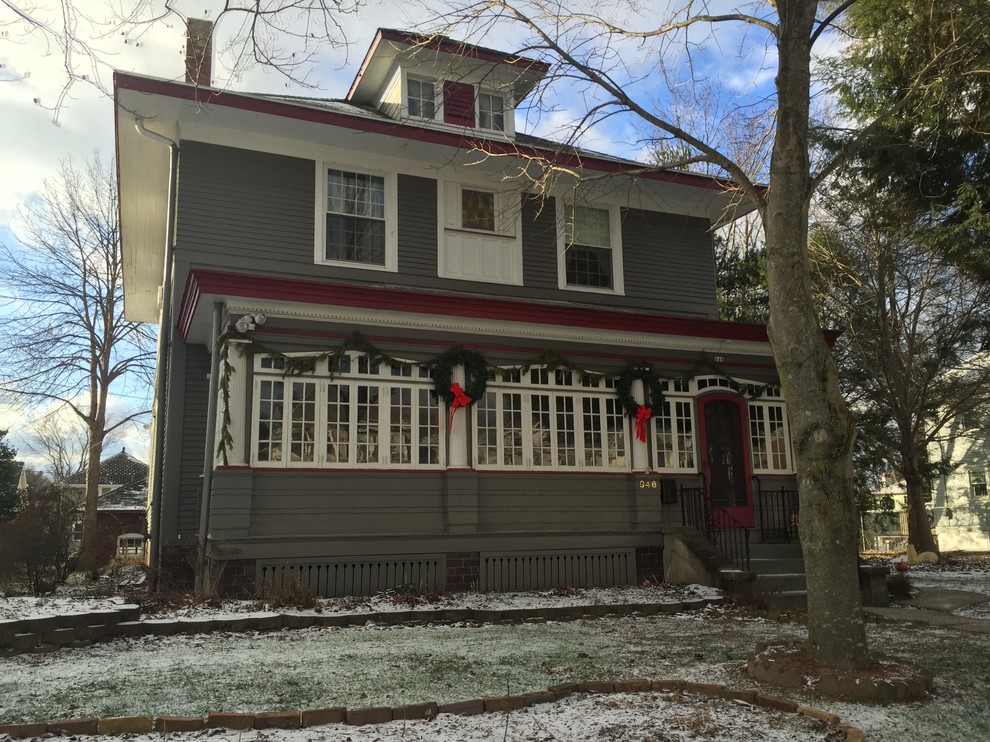 Zanesville Historic Home Exterior Repaint Craftsman Exterior