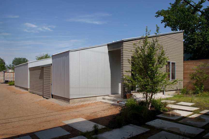 Zen House Contemporary Exterior Houston by Morningside