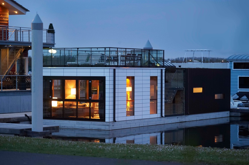 Boathouse Contemporary Exterior Paris Houzz