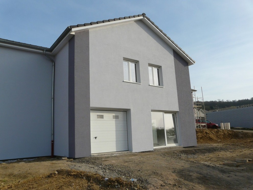 Isolation des murs & finition crépis grésé Contemporary Exterior — free download