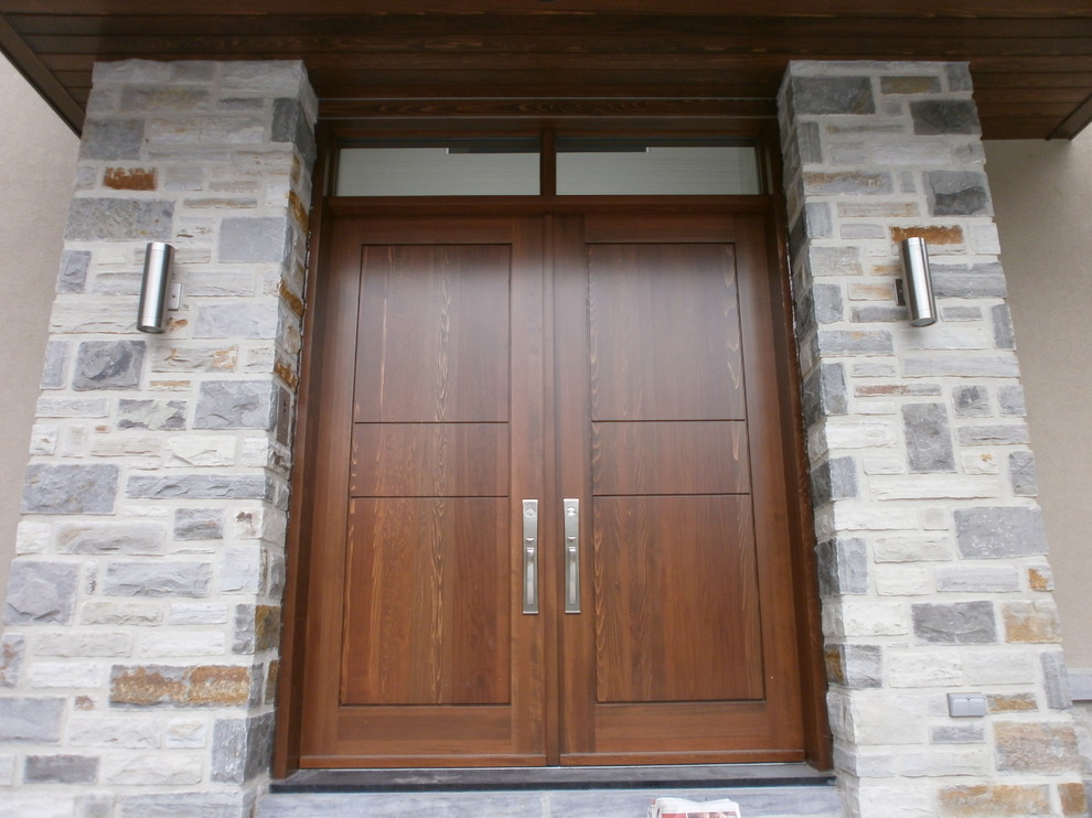 Portes d'entrée en bois Moderne - Modern Wooden front doors - Modern