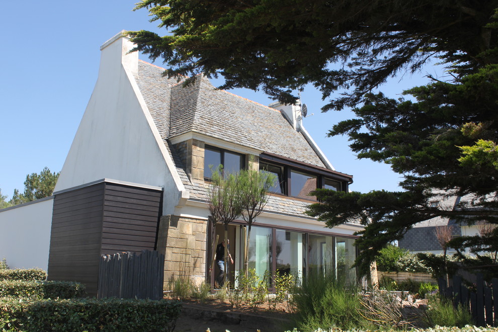 RENOVATION DE VILLA NEO BRETONNE - Bord de Mer - Façade - Brest - par