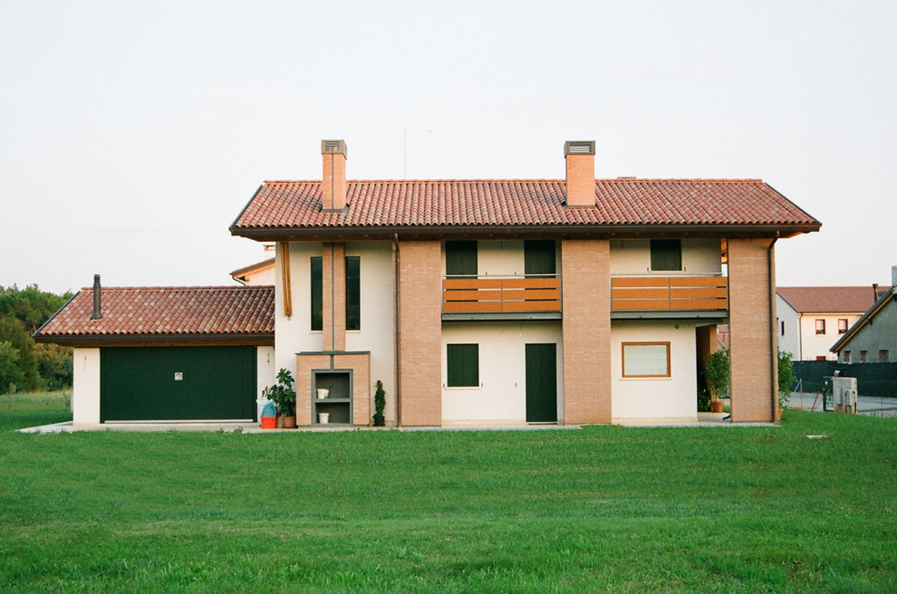 Ispirazione per la facciata di una casa contemporanea