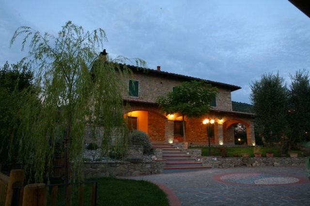 Country house exterior in Florence.