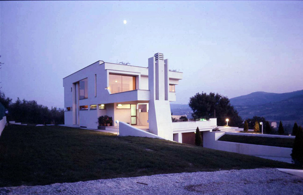 Photo of a medium sized contemporary house exterior in Other.