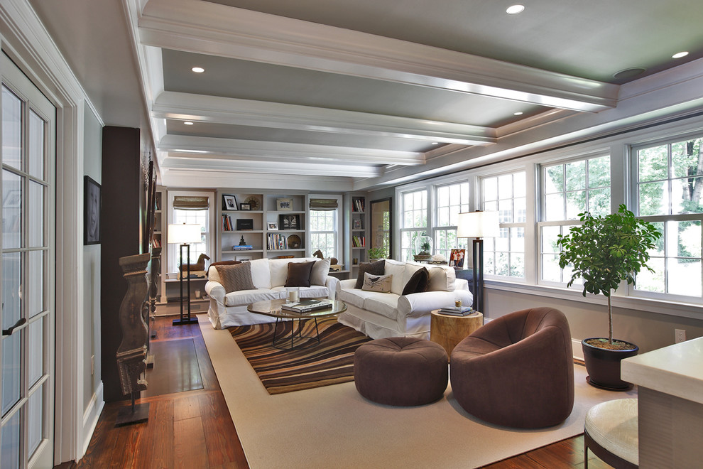 Design ideas for a contemporary games room in New York.