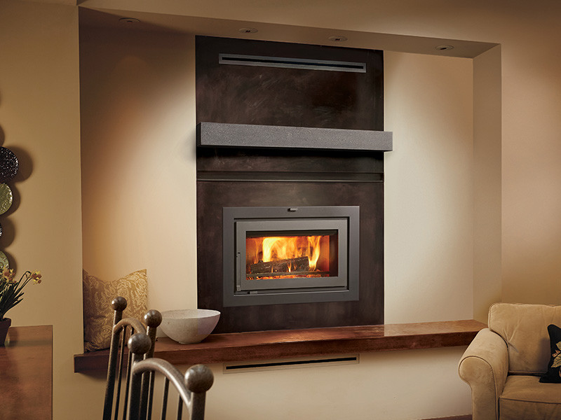 42 Apex Clean Face Wood Fireplace Wohnzimmer Seattle von