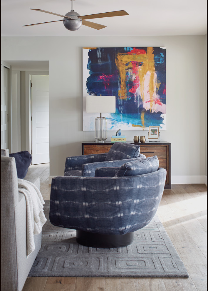 44th St Remodel Transitional Family Room Phoenix by Laura Kehoe