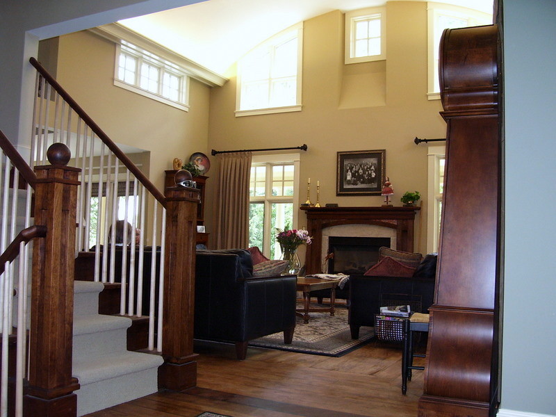 Пример оригинального дизайна: гостиная комната в классическом стиле