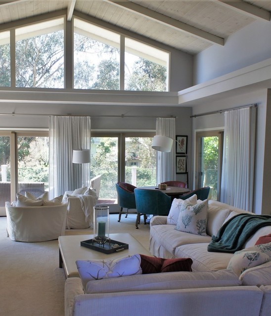 Aptos Beach House Beach Style Family Room San Francisco by