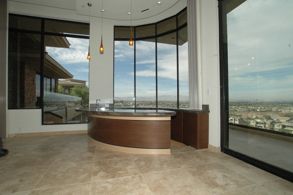 This is an example of a contemporary games room in Las Vegas.