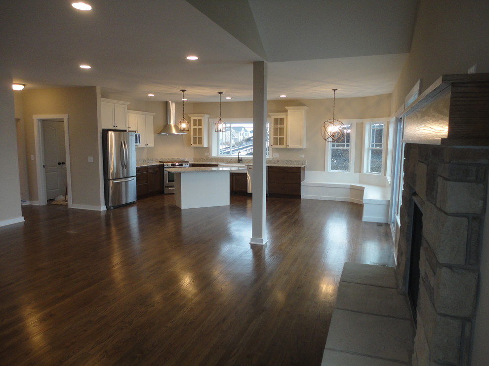 Bart Homes "The Leelanau" Craftsman Family Room Chicago by