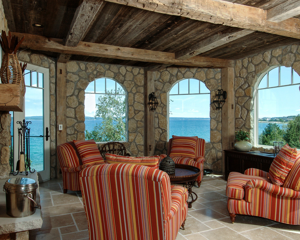 This is an example of a beach style games room in Miami.