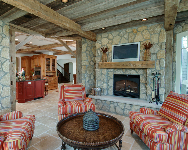 Bay Harbor Petosky Michigan Waterfront Home Beach Style Family Room