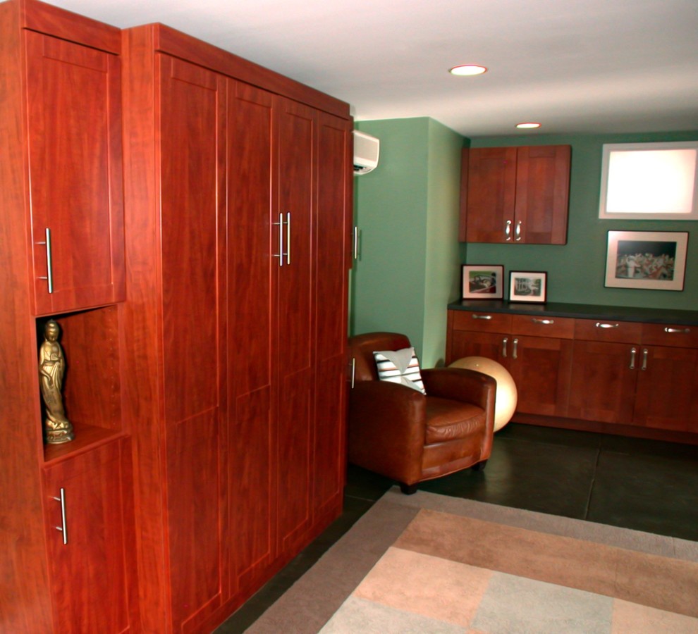 Beautiful Murphy Bed Contemporary Family Room Nashville by More