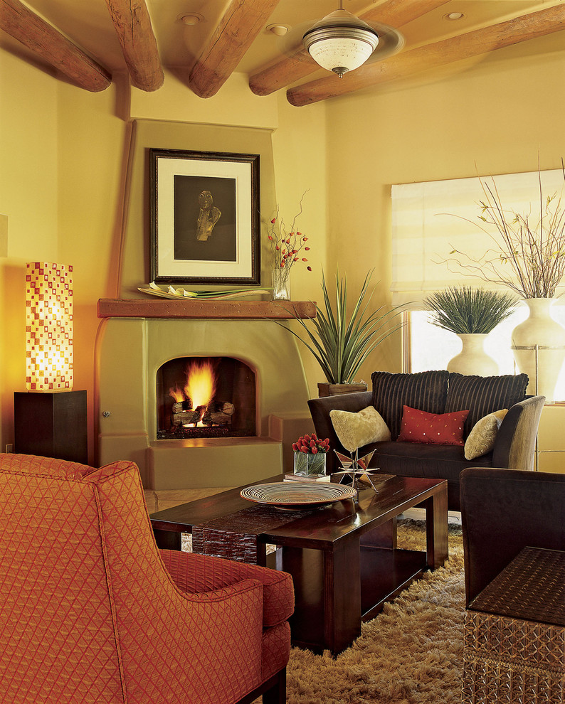 Inspiration for a contemporary family room remodel in Phoenix