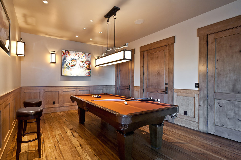 billiard area Transitional Family Room Salt Lake City by Jaffa