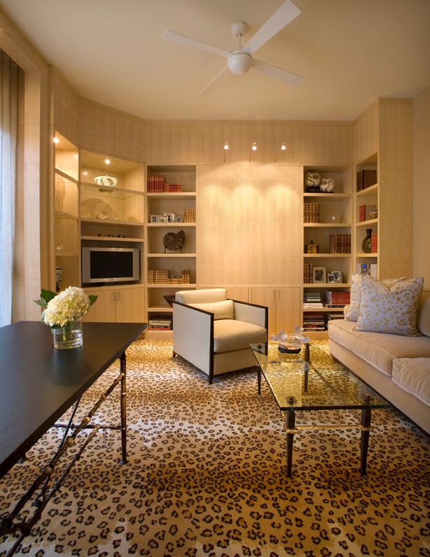 Idée de décoration pour une salle de séjour minimaliste.