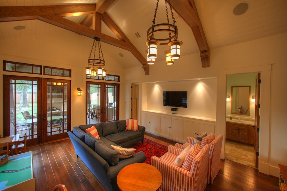 Blalock Traditional Family Room Houston by Jewel Box Homes Houzz
