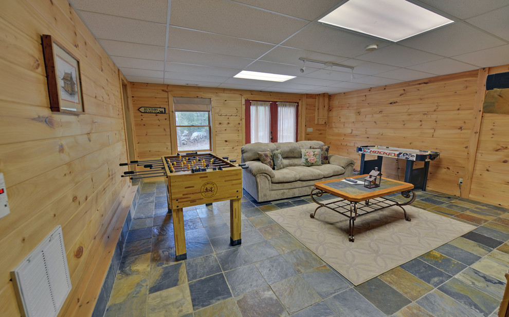 Blue Ridge Vacation Rental Cabins Farmhouse Family Room Atlanta by Envision 